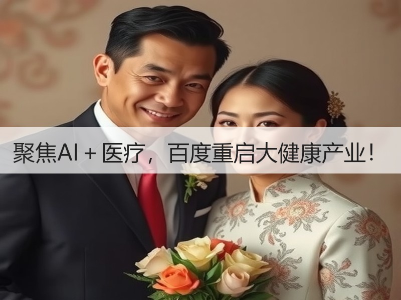 聚焦AI＋医疗，百度重启大健康产业！