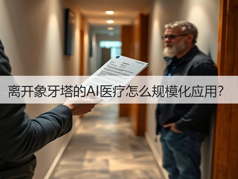 离开象牙塔的AI医疗怎么规模化应用？