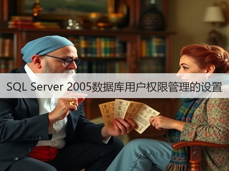 SQL Server 2005数据库用户权限管理的设置