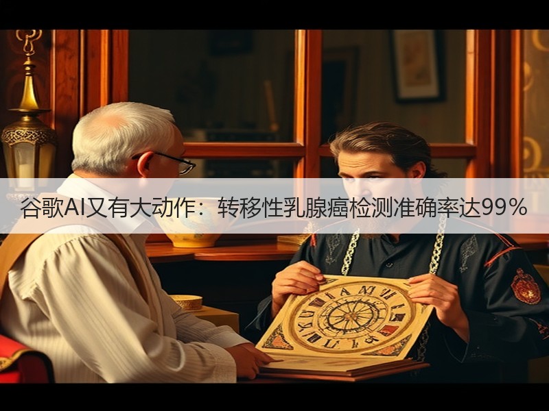 谷歌AI又有大动作：转移性乳腺癌检测准确率达99％