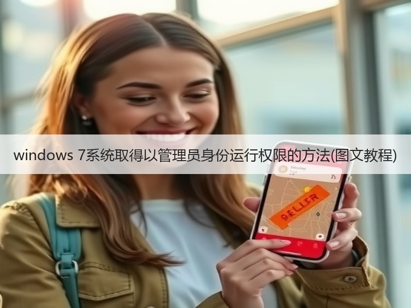 windows 7系统取得以管理员身份运行权限的方法(图文教程)