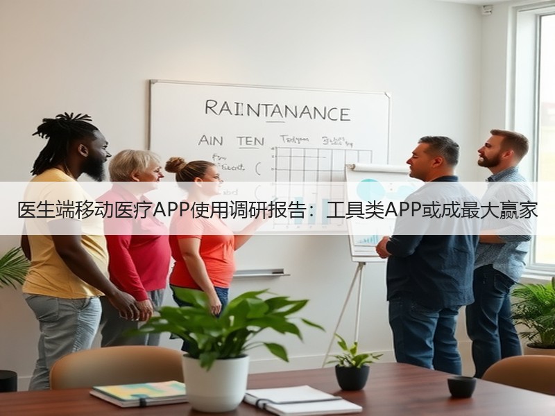 医生端移动医疗APP使用调研报告：工具类APP或成最大赢家