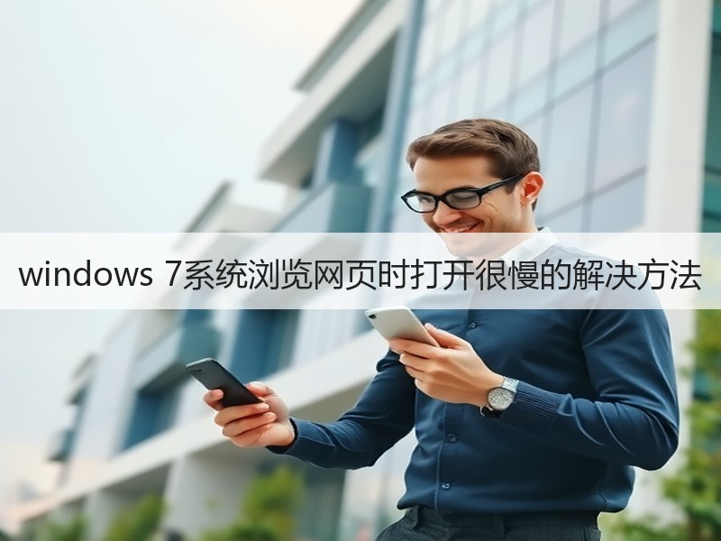 windows 7系统浏览网页时打开很慢的解决方法