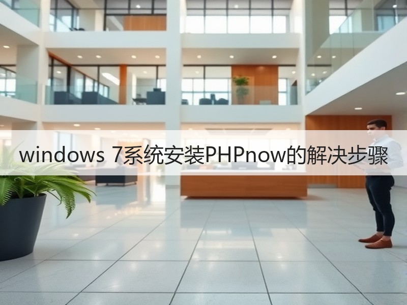 windows 7系统安装PHPnow的解决步骤