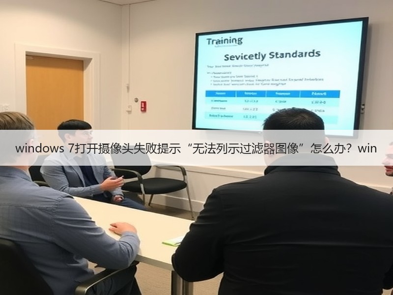 windows 7打开摄像头失败提示“无法列示过滤器图像”怎么办？win