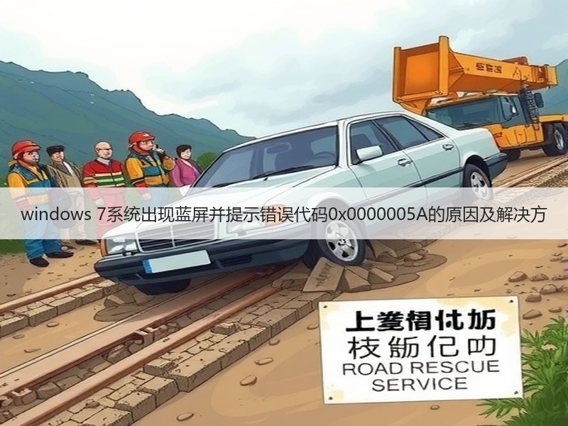 windows 7系统出现蓝屏并提示错误代码0x0000005A的原因及解决方