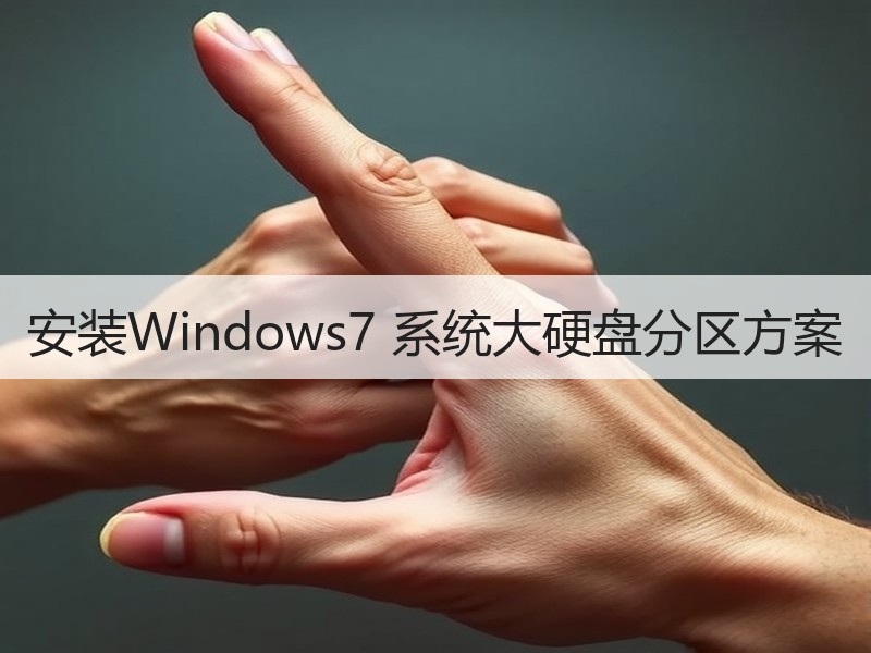安装Windows7 系统大硬盘分区方案