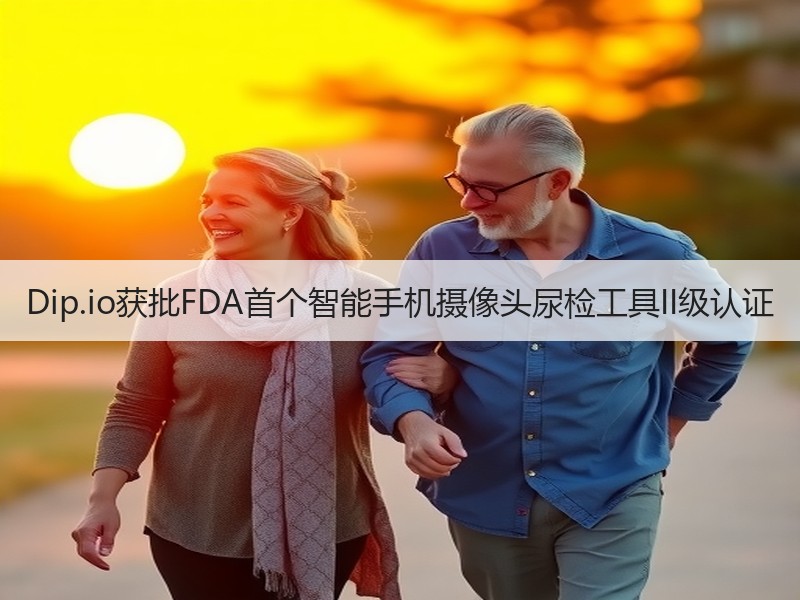 Dip.io获批FDA首个智能手机摄像头尿检工具II级认证