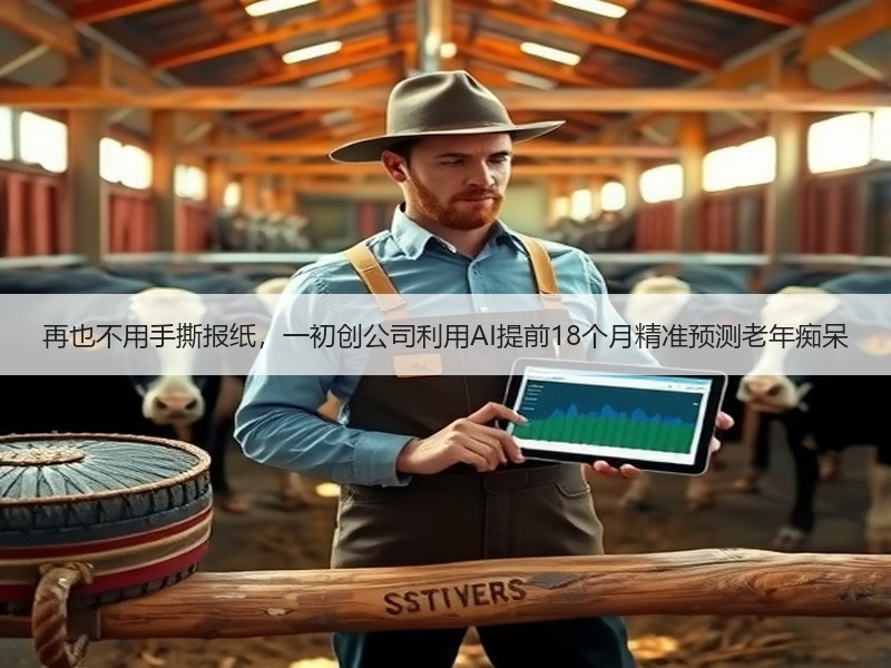 再也不用手撕报纸，一初创公司利用AI提前18个月精准预测老年痴呆