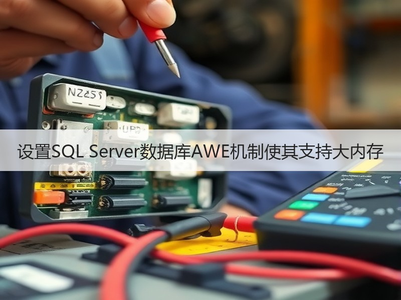 设置SQL Server数据库AWE机制使其支持大内存