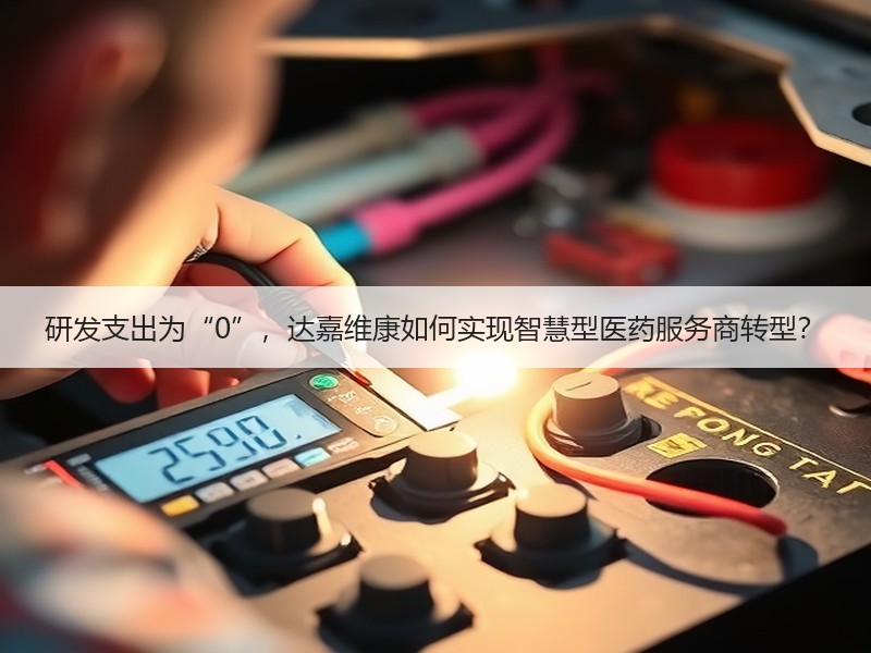 研发支出为“0”，达嘉维康如何实现智慧型医药服务商转型？