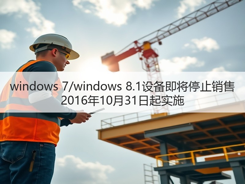 windows 7/windows 8.1设备即将停止销售 2016年10月31日起实施