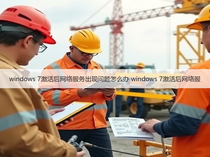 windows 7激活后网络服务出现问题怎么办 windows 7激活后网络服