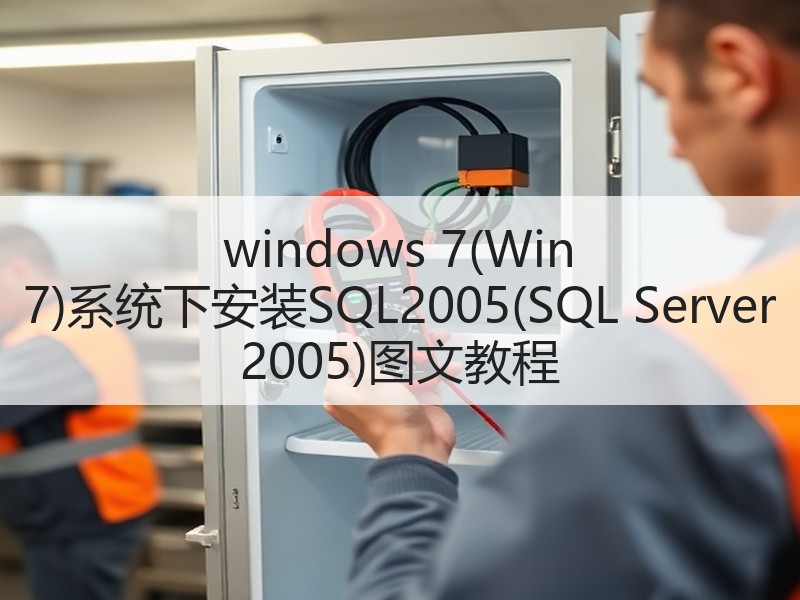windows 7(Win 7)系统下安装SQL2005(SQL Server 2005)图文教程
