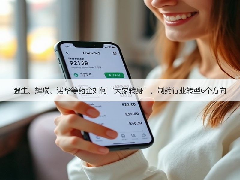 强生、辉瑞、诺华等药企如何“大象转身”，制药行业转型6个方向