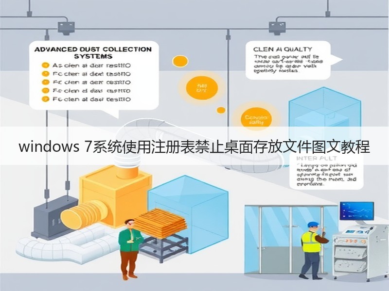windows 7系统使用注册表禁止桌面存放文件图文教程