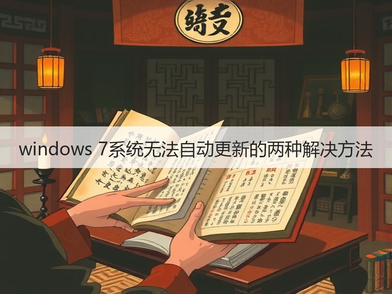 windows 7系统无法自动更新的两种解决方法