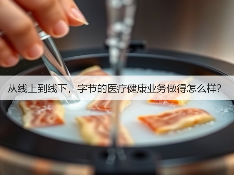 从线上到线下，字节的医疗健康业务做得怎么样？