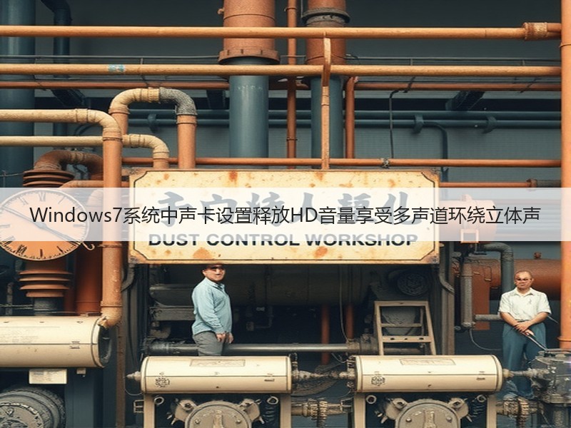 Windows7系统中声卡设置释放HD音量享受多声道环绕立体声