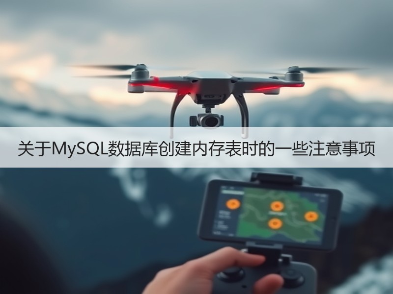 关于MySQL数据库创建内存表时的一些注意事项
