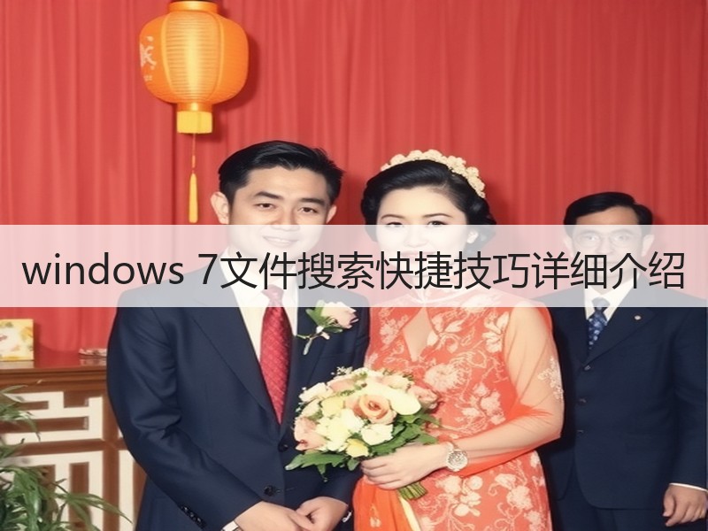windows 7文件搜索快捷技巧详细介绍