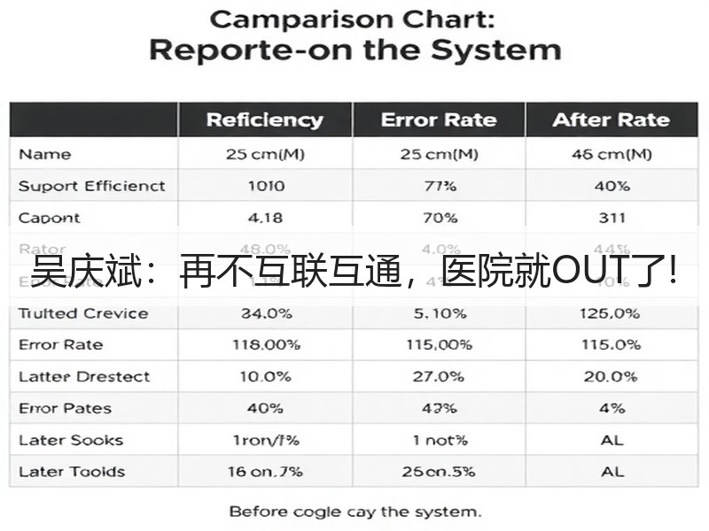 吴庆斌：再不互联互通，医院就OUT了!