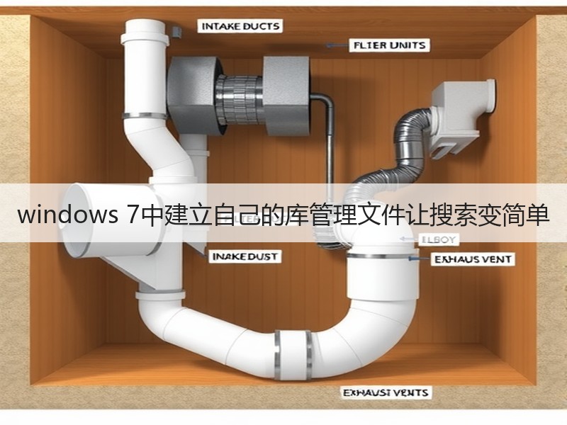 windows 7中建立自己的库管理文件让搜索变简单