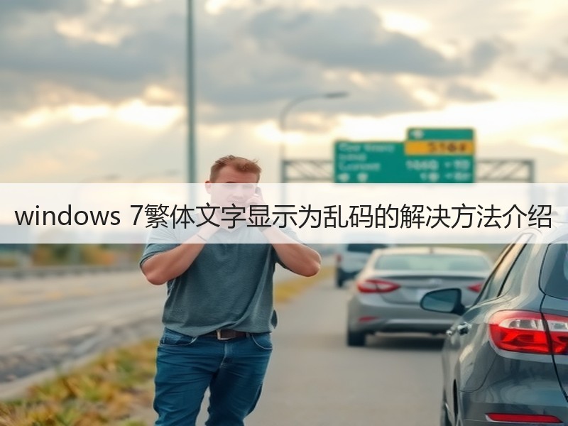 windows 7繁体文字显示为乱码的解决方法介绍