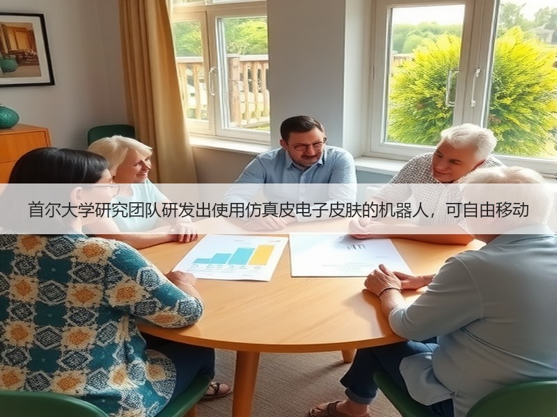 首尔大学研究团队研发出使用仿真皮电子皮肤的机器人，可自由移动