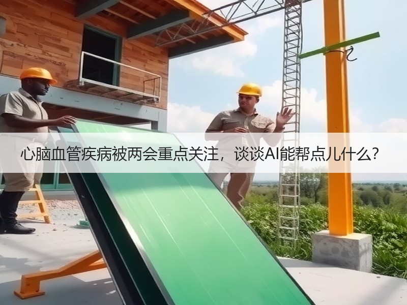 心脑血管疾病被两会重点关注，谈谈AI能帮点儿什么？