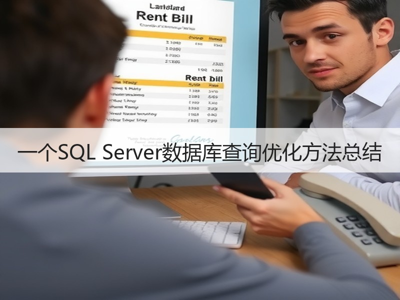 一个SQL Server数据库查询优化方法总结