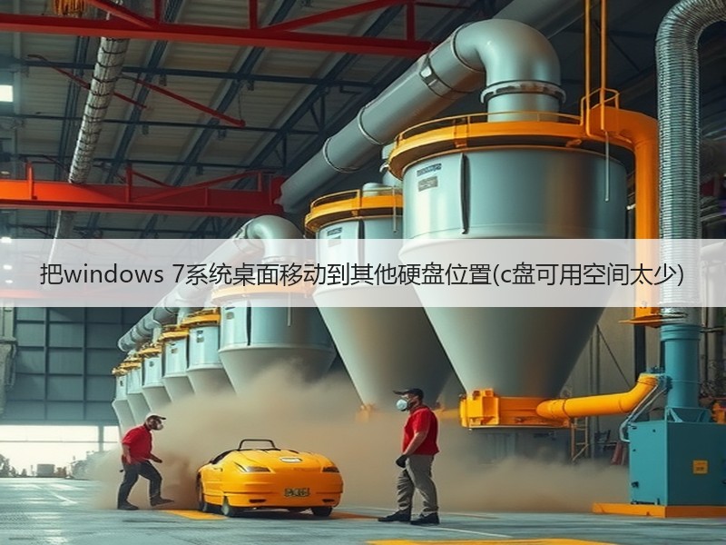 把windows 7系统桌面移动到其他硬盘位置(c盘可用空间太少)