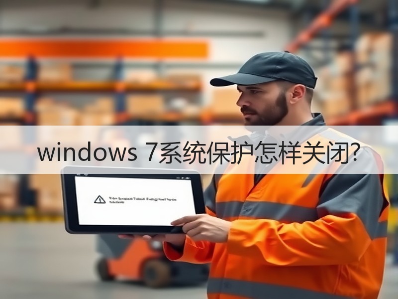 windows 7系统保护怎样关闭?