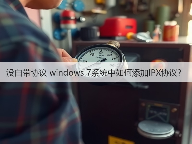 没自带协议 windows 7系统中如何添加IPX协议？