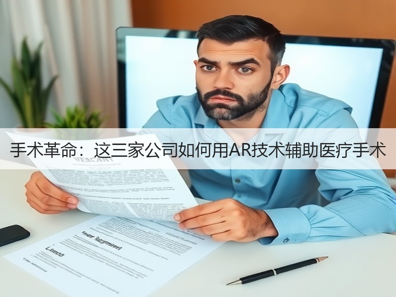 手术革命：这三家公司如何用AR技术辅助医疗手术