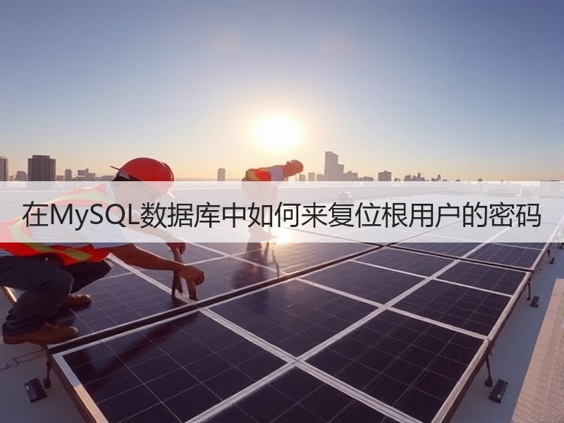 在MySQL数据库中如何来复位根用户的密码