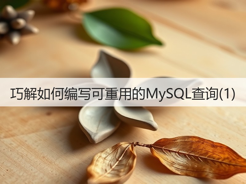 巧解如何编写可重用的MySQL查询(1)