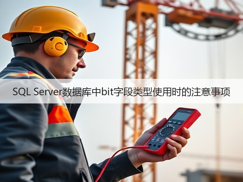 SQL Server数据库中bit字段类型使用时的注意事项