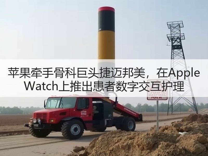 苹果牵手骨科巨头捷迈邦美，在Apple Watch上推出患者数字交互护理
