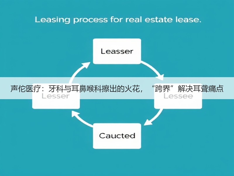 声佗医疗：牙科与耳鼻喉科擦出的火花，“跨界”解决耳聋痛点