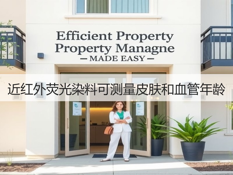 近红外荧光染料可测量皮肤和血管年龄