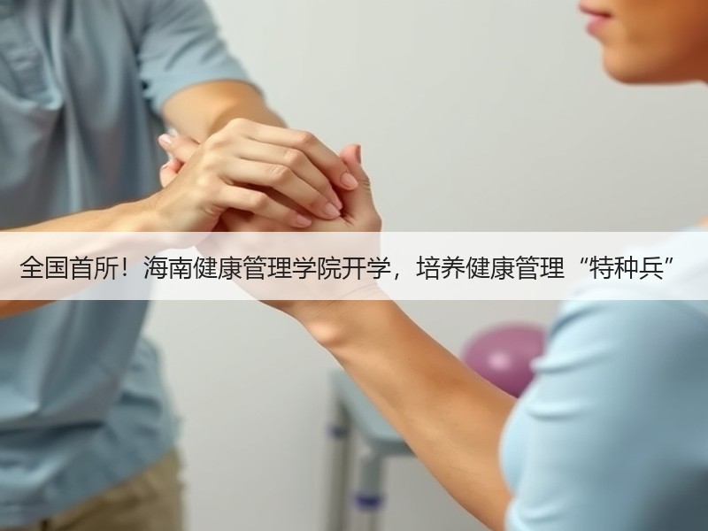 全国首所！海南健康管理学院开学，培养健康管理“特种兵”