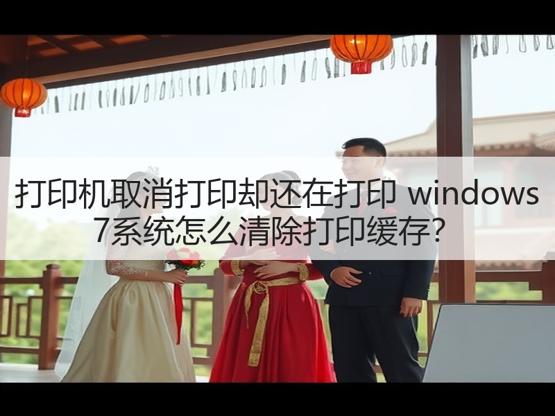 打印机取消打印却还在打印 windows 7系统怎么清除打印缓存？