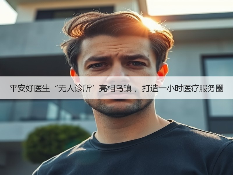 平安好医生“无人诊所”亮相乌镇 ，打造一小时医疗服务圈