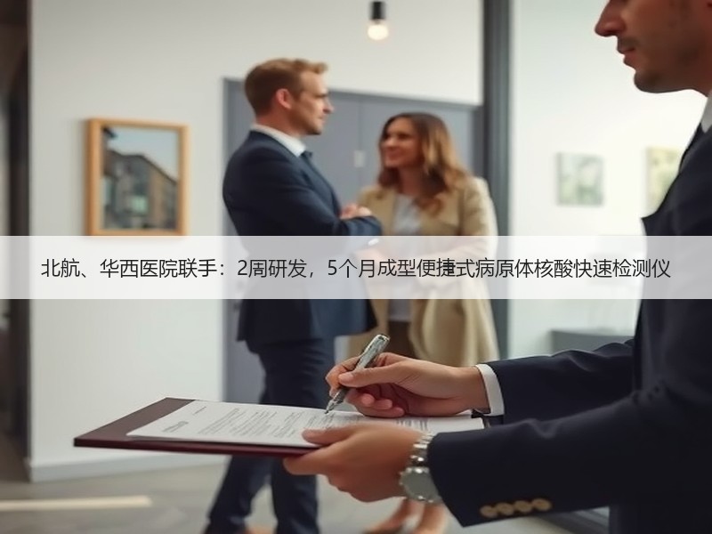 北航、华西医院联手：2周研发，5个月成型便捷式病原体核酸快速检测仪