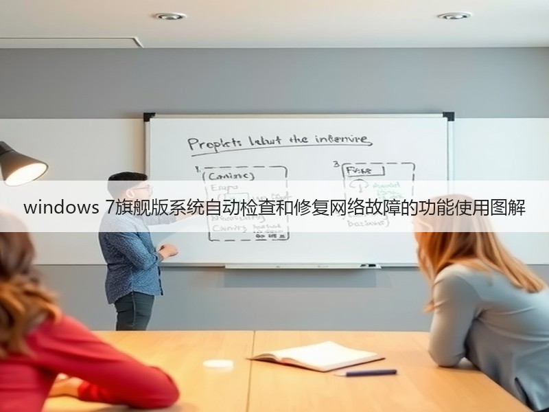 windows 7旗舰版系统自动检查和修复网络故障的功能使用图解