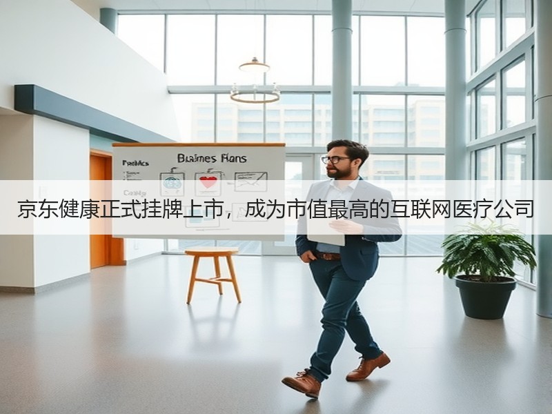 京东健康正式挂牌上市，成为市值最高的互联网医疗公司