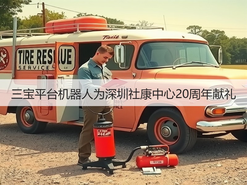 三宝平台机器人为深圳社康中心20周年献礼