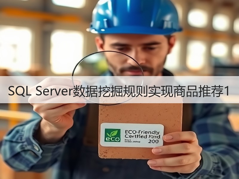 SQL Server数据挖掘规则实现商品推荐1