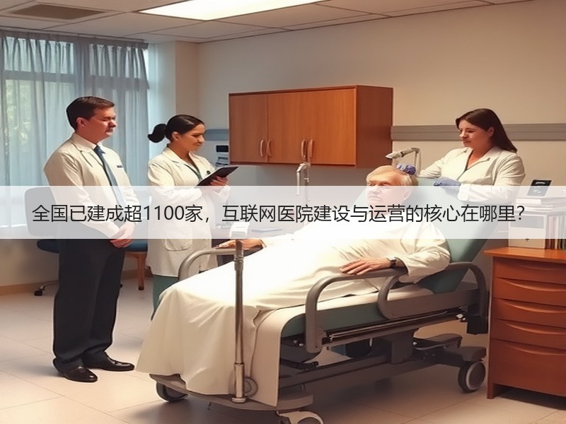 全国已建成超1100家，互联网医院建设与运营的核心在哪里？